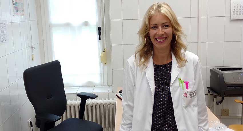 Raquel Soto Gámez, enfermera del Centro de Día Zuria de Pamplona